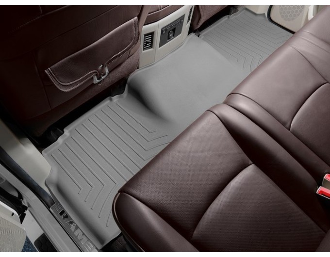 Коврики WeatherTech Grey для Dodge Ram (mkIV)(mega cab)(4 fixing hooks)(with Full Lenght Console) 2012-2018, цена: 11 709 грн.
