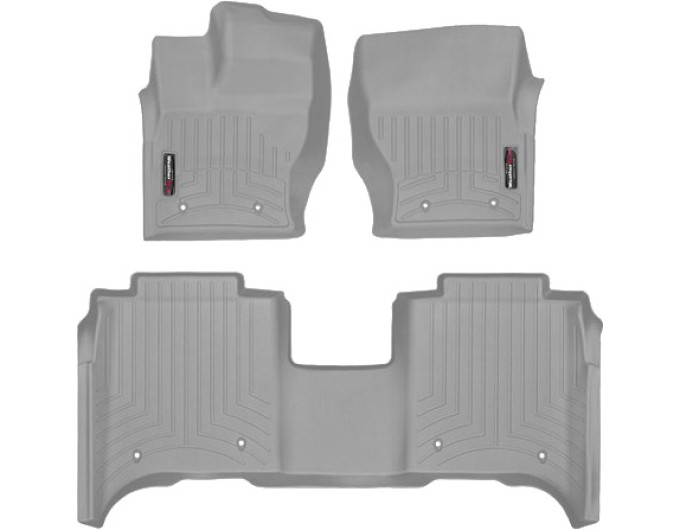 Коврики WeatherTech Grey для Land Rover Range Rover (mkIV)(long)(no console on 2 row) 2014-2017, цена: 11 709 грн.