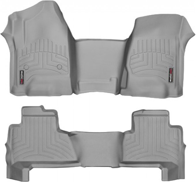Коврики WeatherTech Grey для Chevrolet Tahoe; GMC Yukon (mkIV)(1-2 row) 2015→, цена: 12 440 грн.