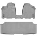 Коврики WeatherTech Grey для Dodge Grand Caravan (mkV)(1-2 row)(no console)(2 row bench)(no Stow & Go or Swivel & Go seats) 2012→, цена: 13 480 грн.