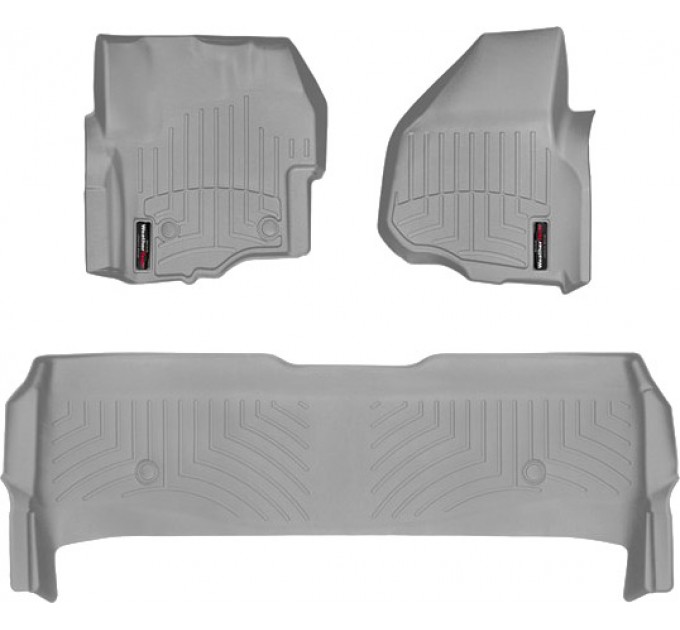 Коврики Weathertech Grey для Ford Super Duty (double cab)(mkIII)(with 4x4 shifter)(raised dead pedal) 2012-2016 automatic, ціна: 12 640 грн.