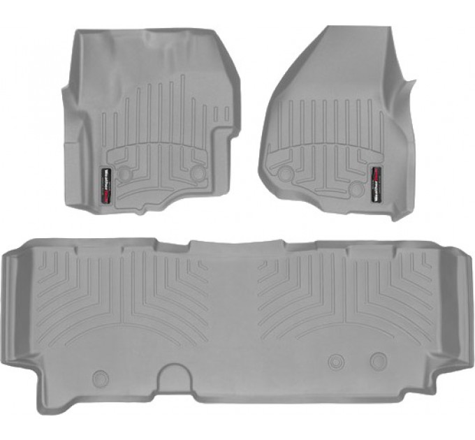 Коврики Weathertech Grey для Ford Super Duty (extended cab)(mkIII)(with 4x4 shifter)(raised dead pedal) 2012-2016 automatic, ціна: 12 640 грн.