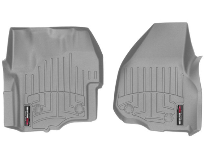 Коврики Weathertech Grey для Ford Super Duty (extended & double cab)(mkIII)(with 4x4 shifter)(raised dead pedal)(1 row) 2012-2016 automatic, ціна: 7 167 грн.