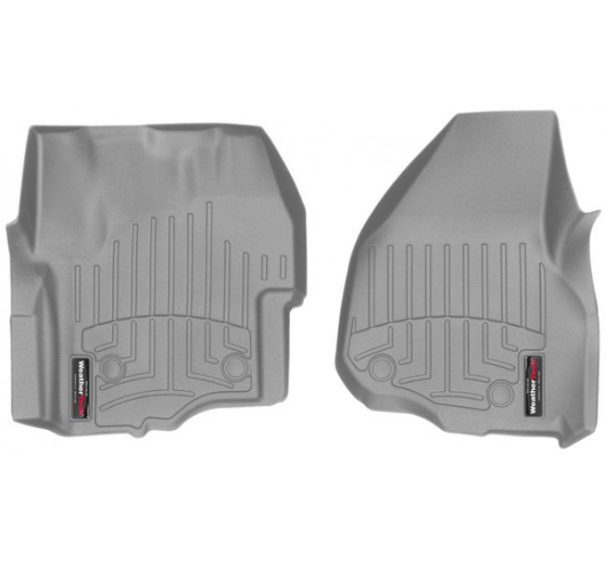 Коврики Weathertech Grey для Ford Super Duty (extended & double cab)(mkIII)(with 4x4 shifter)(raised dead pedal)(1 row) 2012-2016 automatic, ціна: 6 216 грн.