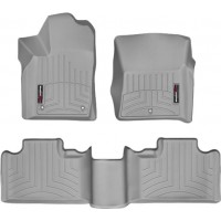 Коврики WeatherTech Grey для Jeep Grand Cherokee (WK2)(with passanger foot rest)(3 hooks) 2011-2013 (EU)