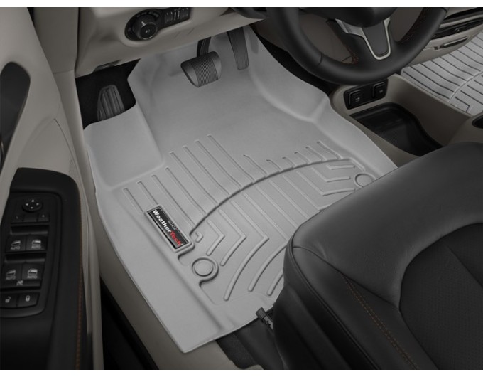 Коврики WeatherTech Grey для Chrysler Pacifica (mkII)(Touring Trim)(1 row) 2016→, цена: 6 625 грн.