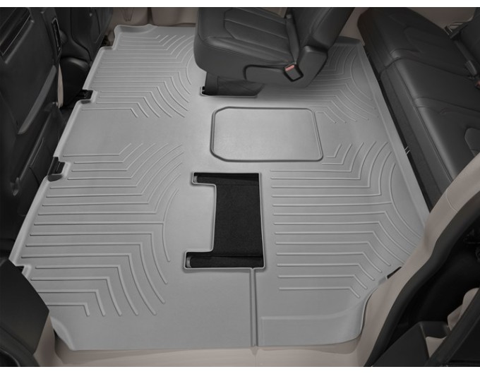 Коврики WeatherTech Grey для Chrysler Pacifica (mkII)(not hybrid)(Touring & Limited Trim)(2 row - 3 seat bench or 2 row - bucket seats)(2-3 row) 2016→, цена: 6 847 грн.