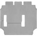 Коврики WeatherTech Grey для Chrysler Pacifica (mkII)(not hybrid)(2 row - 2 seat bench)(2-3 row) 2016-2020, цена: 6 847 грн.