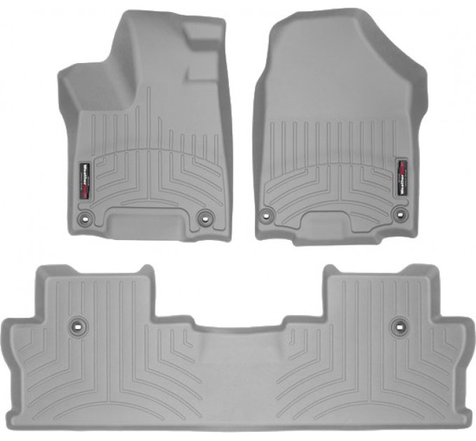 Коврики WeatherTech Grey для Honda Ridgeline (mkII)(1-2 row) 2017→, цена: 10 779 грн.