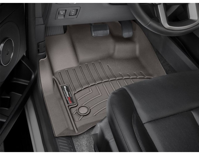 Коврики WeatherTech Choco для Lincoln Navigator / Navigator L (mkIV)(1-2 row)(2 row bucket with console) 2018-2020, цена: 11 709 грн.