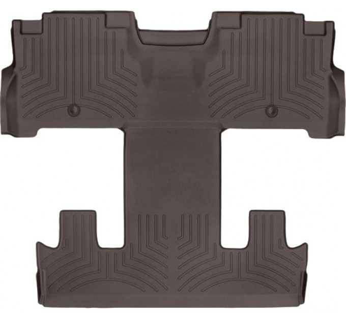 Коврики WeatherTech Choco для Ford Expedition Max (mkIV); Lincoln Navigator L (mkIV)(2 row bucket seats)(2-3 row) 2018-2020, цена: 6 424 грн.