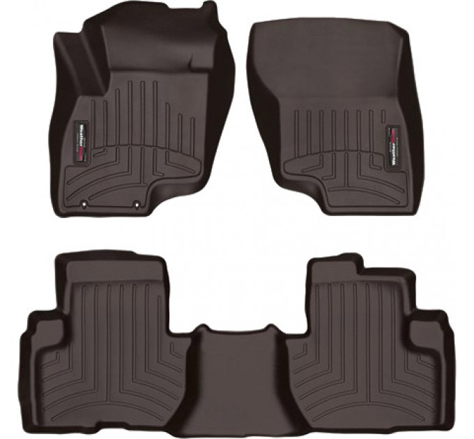 Коврики WeatherTech Choco для Mitsubishi Outlander (mkIII)(PHEV)(no gas lever)(1-2 row) 2015→, цена: 10 986 грн.