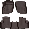 Коврики WeatherTech Choco для Mitsubishi Outlander (mkIII)(PHEV)(no gas lever)(1-2 row) 2015→, цена: 10 986 грн.