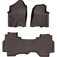 Коврики WeatherTech Choco для Dodge Ram (mkV)(quad cab)(1 row bench seats) 2019→