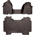 Коврики WeatherTech Black для Dodge Ram (mkV)(crew cab)(1 row bench seats)(no storage under 2 row) 2019→, цена: 15 686 грн.