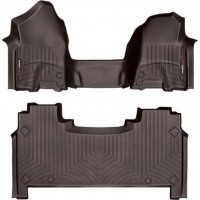 Коврики WeatherTech Choco для Dodge Ram (mkV)(crew cab)(1 row bench seats)(with storage under 2 row) 2019→