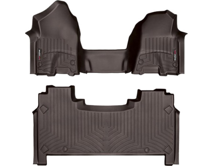 Коврики WeatherTech Choco для Dodge Ram (mkV)(crew cab)(1 row bench seats)(with storage under 2 row) 2019→, цена: 15 686 грн.