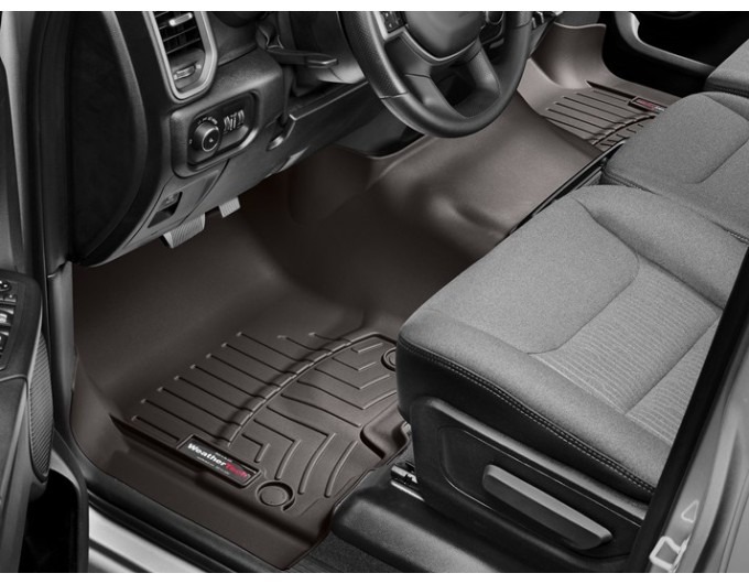 Коврики WeatherTech Choco для Dodge Ram (mkV)(quad cab)(1 row bucket seats) 2019→, цена: 15 686 грн.