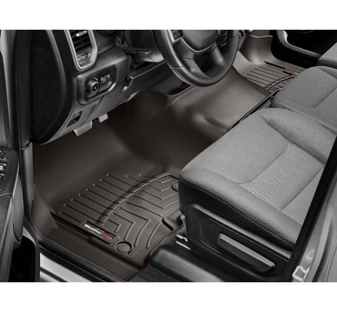 Коврики WeatherTech Black для Dodge Ram (mkV)(crew cab)(1 row bench seats)(no storage under 2 row) 2019→, цена: 14 718 грн.