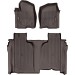 Коврики WeatherTech Choco для Chevrolet Silverado (mkIV); GMC Sierra (mkV)(crew cab)(1 row bucket)(no storage under 2 row) 2019→, цена: 13 915 грн.