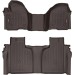Коврики WeatherTech Choco для Chevrolet Silverado (mkIV); GMC Sierra (mkV)(crew cab)(1 row bench)(with storage under 2 row) 2019→, цена: 15 686 грн.