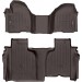 Коврики WeatherTech Choco для Chevrolet Silverado (mkIV); GMC Sierra (mkV)(double cab)(1 row bench)(no storage under 2 row) 2019→, цена: 15 686 грн.