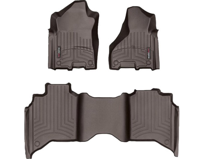 Коврики WeatherTech Choco для Dodge Ram 2500HD (mkV)(crew cab)(1 row bucket) 2019→, цена: 13 915 грн.