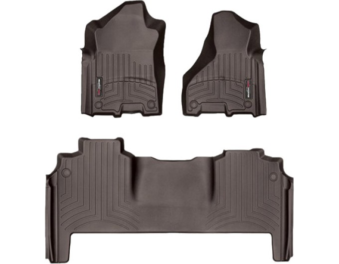 Коврики WeatherTech Choco для Dodge Ram 2500HD (mkV)(mega cab)(1 row bucket) 2019→, цена: 13 915 грн.