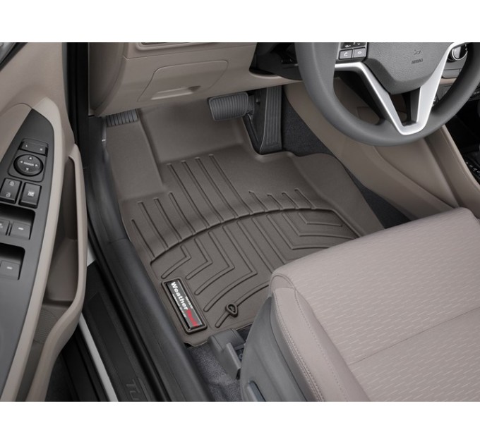 Коврики WeatherTech Choco для Kia Sportage (mkIV)(1 row) 2015-2020 (EU) / 2019-2020 (US); Hyundai Tuscon (mkIII)(1 row) 2015-2021 (EU); 2019-2021 (US), цена: 6 216 грн.