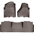 Коврики WeatherTech Choco для Dodge Ram (mkIV)(mega cab)(1 fixing hook)(with Full Lenght Console)(no PTO Kit)( 2009-2012, цена: 11 709 грн.