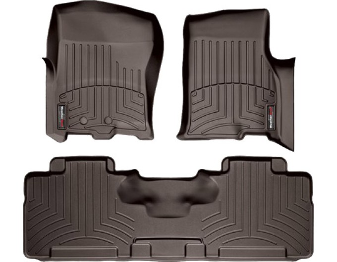 Коврики Weathertech Choco для Ford Expedition / Expedition EL; Lincoln Navigator / Navigator L(mkIII)(1-2 row) 2011-2017, ціна: 11 709 грн.
