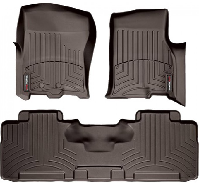 Коврики Weathertech Choco для Ford Expedition / Expedition EL; Lincoln Navigator / Navigator L(mkIII)(1-2 row) 2011-2017, ціна: 10 986 грн.