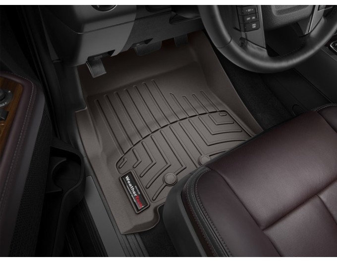 Коврики Weathertech Choco для Ford Expedition / Expedition EL; Lincoln Navigator / Navigator L(mkIII)(1-2 row) 2011-2017, ціна: 11 709 грн.