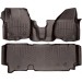 Коврики WeatherTech Choco для Ford Super Duty (mkIII)(extended cab)(no 4x4 shifter)(1 row - 1pc.)(raised dead pedal) 2012-2016 automatic, цена: 14 302 грн.