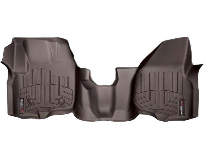 Коврики Weathertech Choco для Ford Super Duty (extended & double cab)(mkIII)(no 4x4 shifter)(raised dead pedal)(1 pc.)(1 row) 2012-2016 automatic, ціна: 8 397 грн.