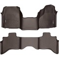 Коврики WeatherTech Choco для Dodge Ram (mkIV)(quad cab)(4 fixing hooks)(no 4x4 shifter)(with Armrest Console) 2012-2018, цена: 15 686 грн.