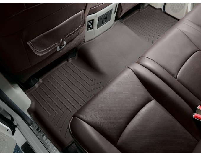 Коврики WeatherTech Choco для Dodge Ram (mkIV)(mega cab)(4 fixing hooks)(with Full Lenght Console) 2012-2018, цена: 11 709 грн.