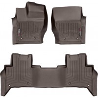 Коврики Weathertech Choco для Land Rover Discovery (mkV)(1-2-3 row) 2017→