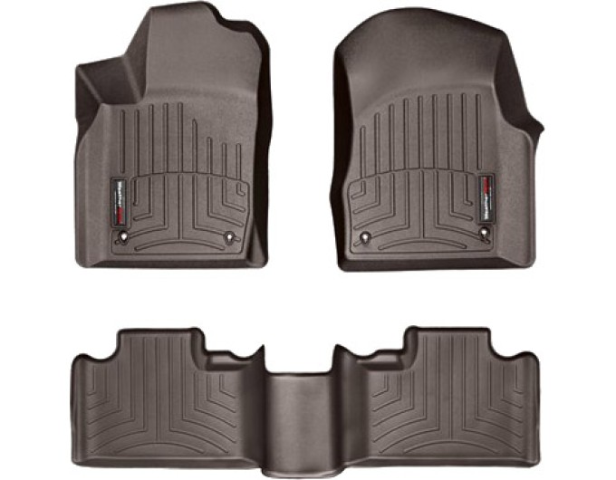 Коврики WeatherTech Choco для Jeep Grand Cherokee (WK2)(1-2 row)(2 row bench) 2013-02.2015 (USA); Dodge Durango (mkIII)(1-2 row)(2 row bench) 2013-02.2015, цена: 12 666 грн.