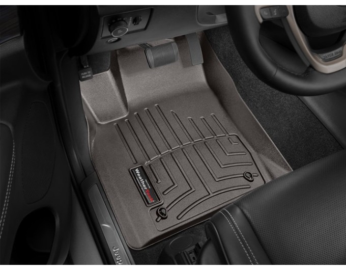 Коврики WeatherTech Choco для Jeep Grand Cherokee (WK2)(1-2 row)(2 row bench) 2013-02.2015 (USA); Dodge Durango (mkIII)(1-2 row)(2 row bench) 2013-02.2015, цена: 12 666 грн.