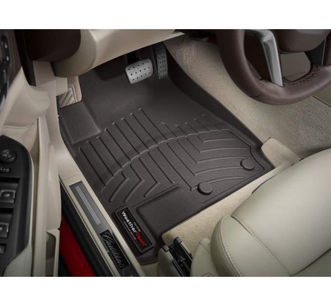 Коврики WeatherTech Choco для Cadillac SRX (mkII)(3 big fixings)(1 row) 2012-2016, цена: 6 216 грн.