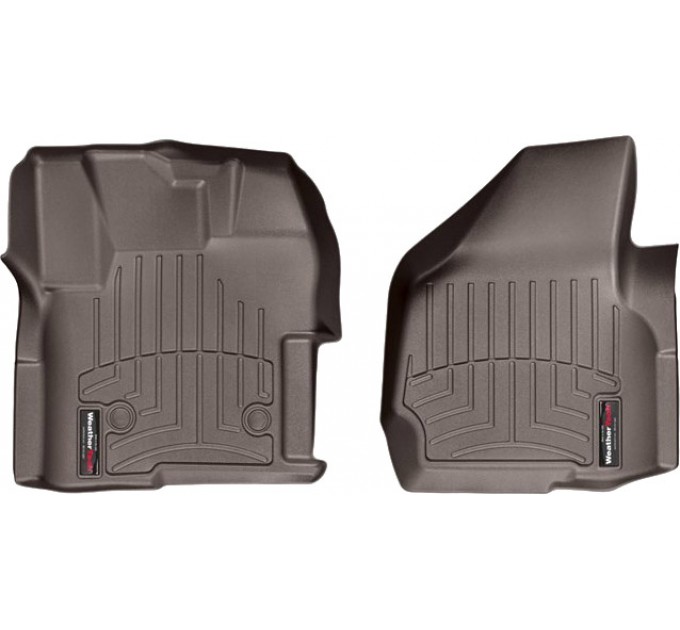 Килимки WeatherTech Choco для Ford Super Duty (mkIII)(single cab)(with 4x4 shifter)(raised dead pedal) 2012-2016 automatic, ціна: 6 216 грн.