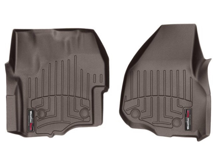 Коврики WeatherTech Choco для Ford Super Duty (mkIII)(extended & double cab)(with 4x4 shifter)(raised dead pedal)(1 row) 2012-2016 automatic, цена: 6 625 грн.