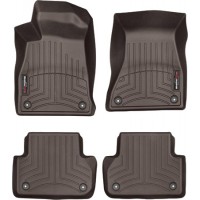 Коврики WeatherTech Choco для Audi A4/S4/RS4 (B9) / A5/S5/RS5 (mkII)(sportback)(with fixings on 2 row) 2016→