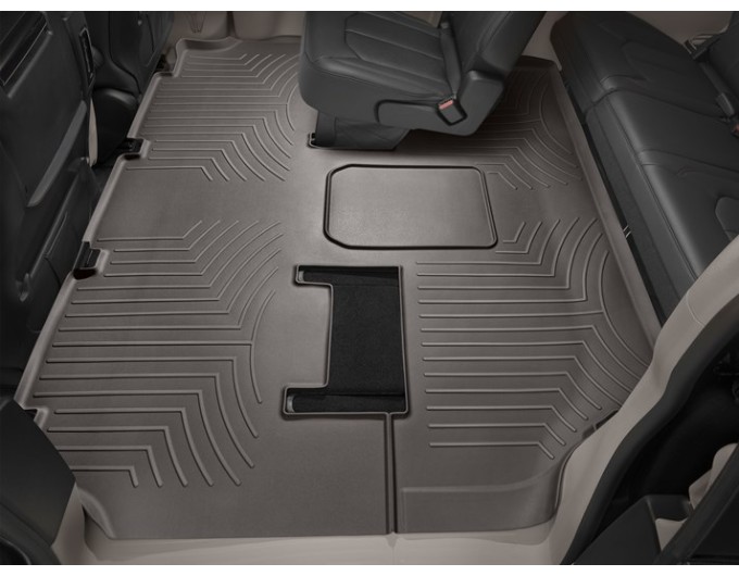 Коврики WeatherTech Choco для Chrysler Pacifica (mkII)(not hybrid)(Touring & Limited Trim)(2 row - 3 seat bench or 2 row - bucket seats)(2-3 row) 2016→, цена: 6 847 грн.