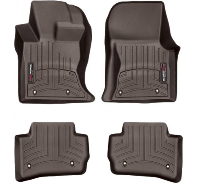 Коврики WeatherTech Choco для Jaguar F-Pace (mkI) 2016→; Land Rover Range Rover Velar (mkI) 2017-2020, цена: 10 779 грн.