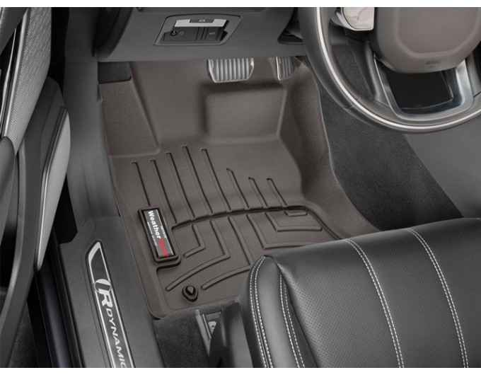 Коврики Weathertech Choco для Land Rover Range Rover Velar (mkI); Jaguar F-Pace (mkI)(1 row) 2018→, ціна: 6 625 грн.