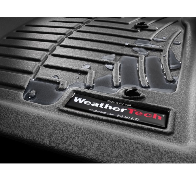 Коврики Weathertech Black для Acura MDX (not hybrid)(mkIII)(1-2 row) 2014→, ціна: 10 186 грн.