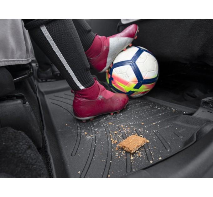 Килимки WeatherTech Black для Volkswagen Sharan; Seat Alhambra (mkII)(2 row) 2010→, ціна: 4 770 грн.