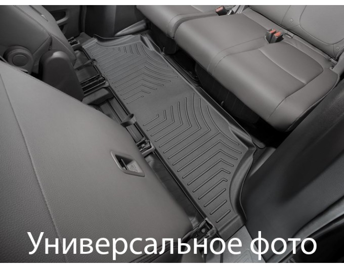 Коврики WeatherTech Black для Ford Expedition EL; Lincoln Navigator L (mkIII)(2 row bench seats)(3 row) 2007-2017, цена: 6 915 грн.